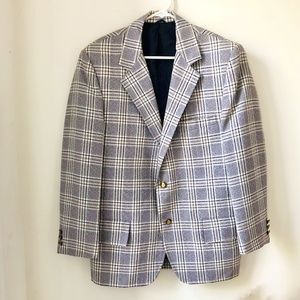 Vintage Exclusive By St. Mark Tailor Clueless Style Oversized Plaid Blazer